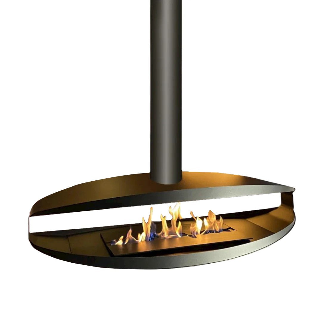 Suspended fireplace - Orbit