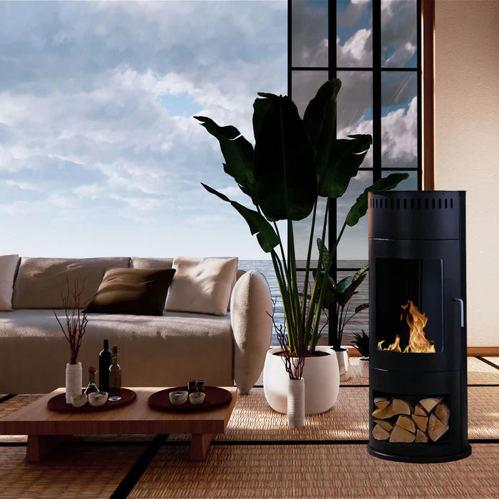 Habe Bio Ethanol Freestanding Fireplace H113 CM